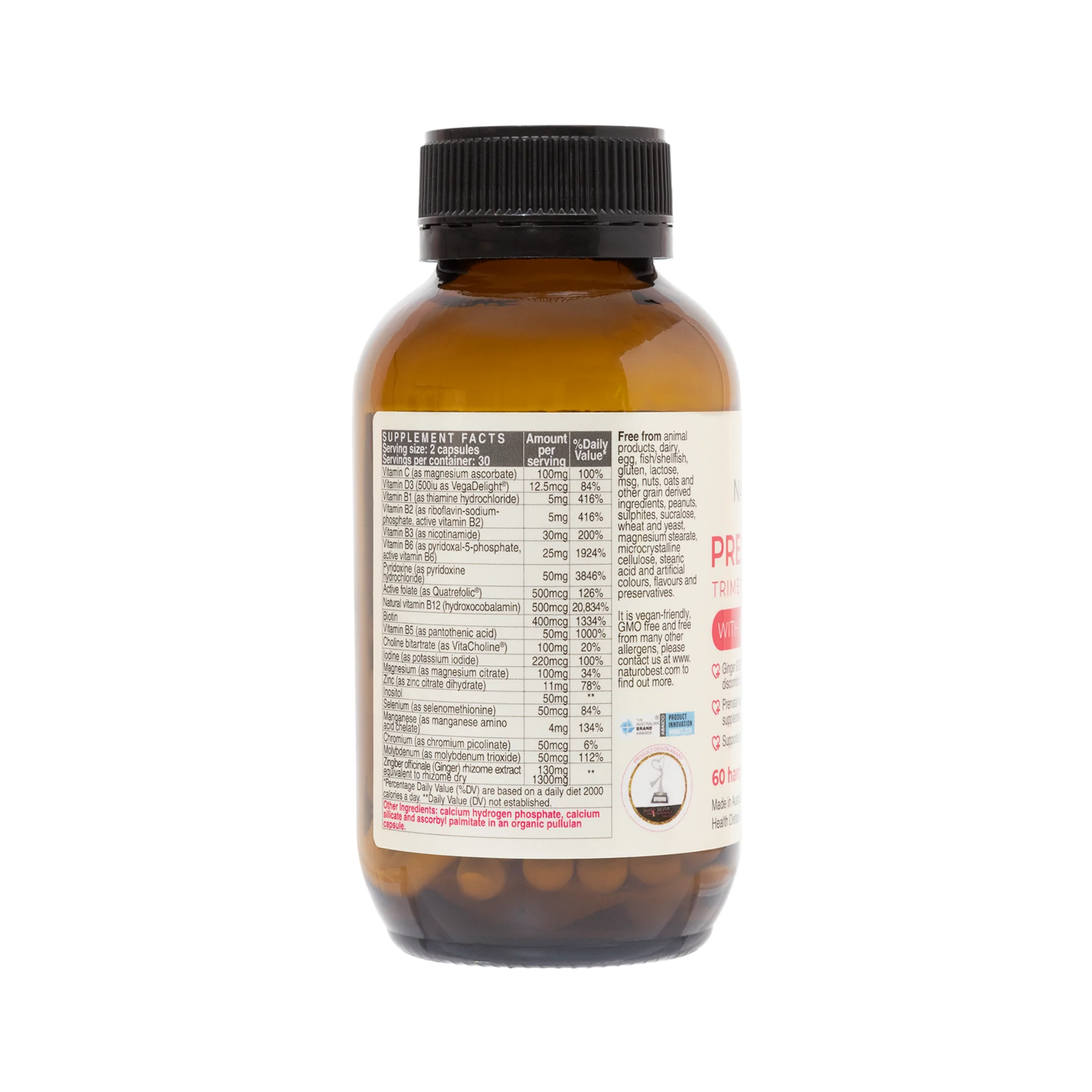 Prenatal Trimester One with Ginger | US Label - Image 3